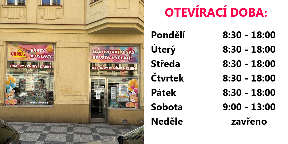 banner foto otevírací doba praha 7B